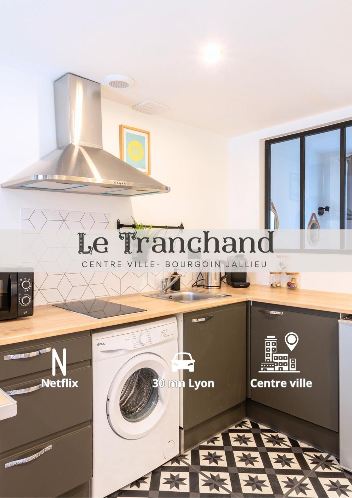 Le Tranchand☆City Center☆Wifi Hd Bourgoin-Jallieu Екстериор снимка